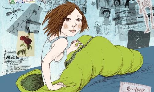 Billede taget fra forsiden af e-bogen Pssst! (graphic novel)